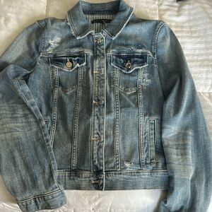 White House Black Market Denim Jacket